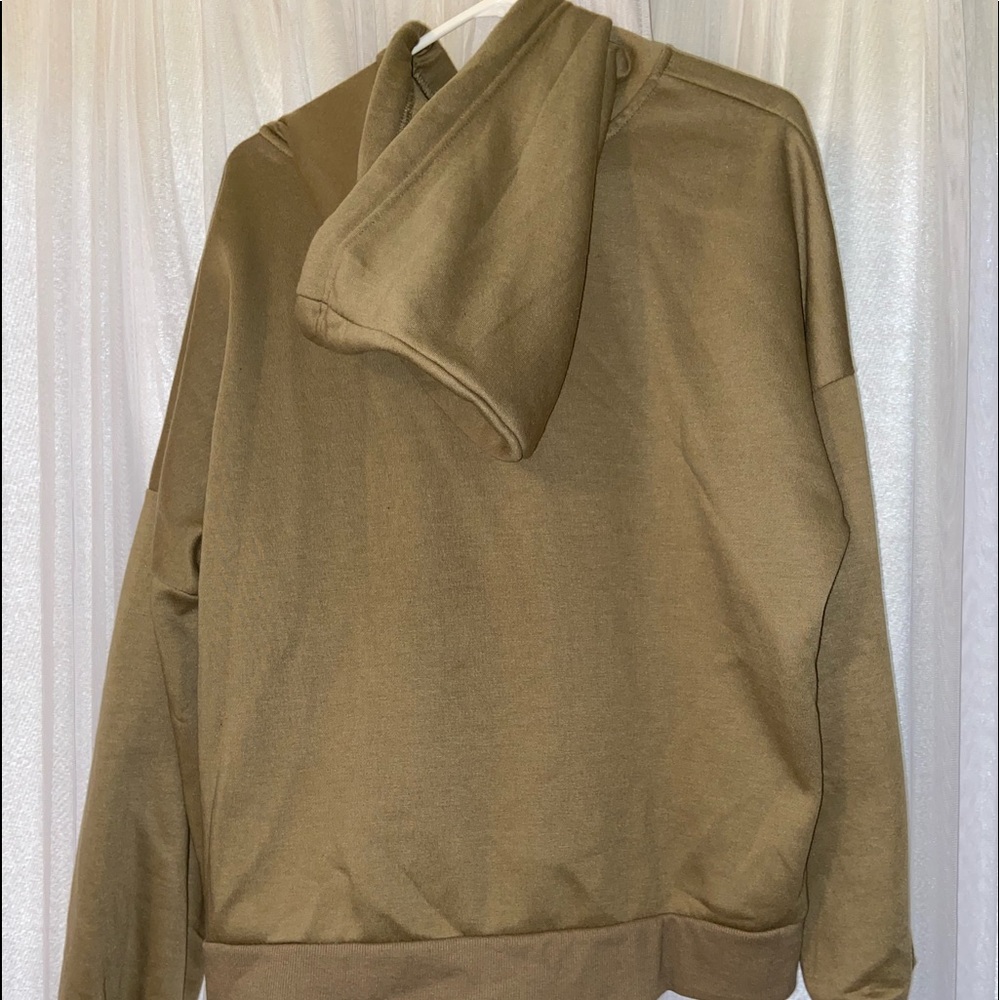 NWOT ZENANA ZIPPED HOODED SWEATSHIRT - Picture 7 of 10